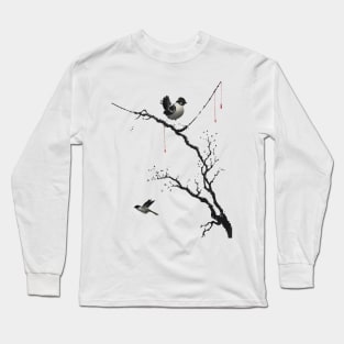 Bird On A Wire - Leonard Cohen Long Sleeve T-Shirt